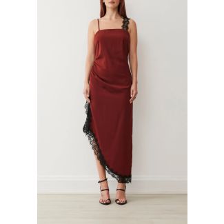 Isabella Asymmetric Seam Maxi Dress