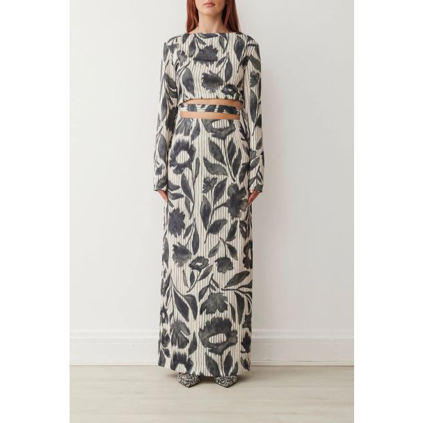 Dakota Recycled Fabric Maxi Skirt